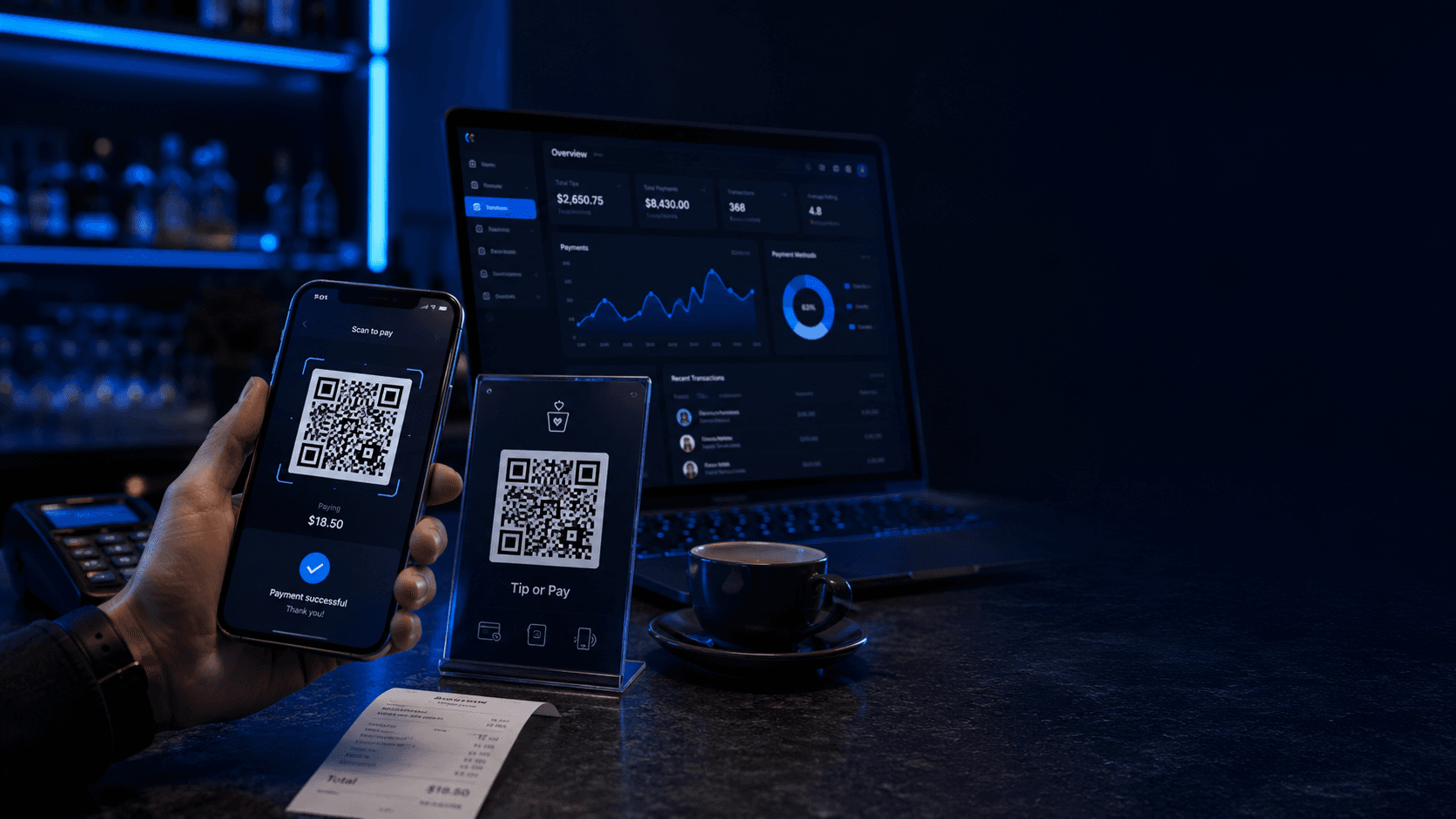 QR Payment & Tipping Platform